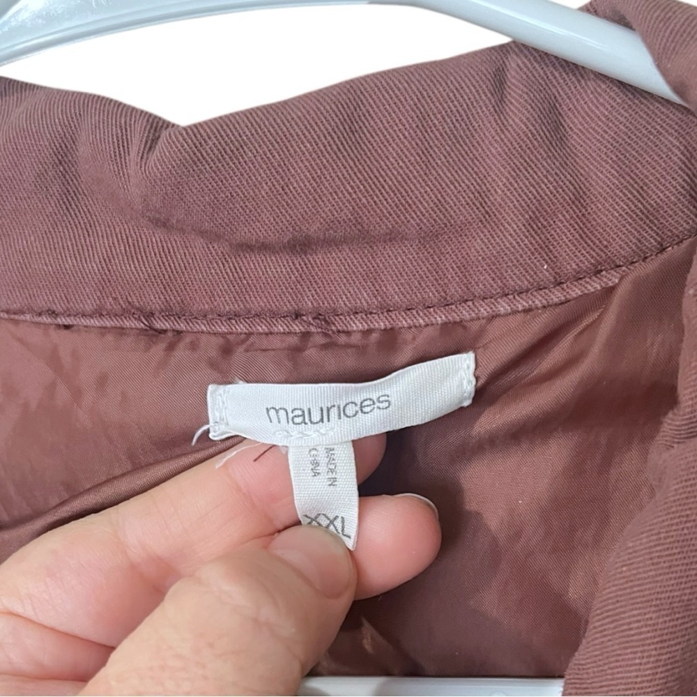 Maurice’s Quilted Field Anorak Button Front Jacket XXL - Picture 4 of 7